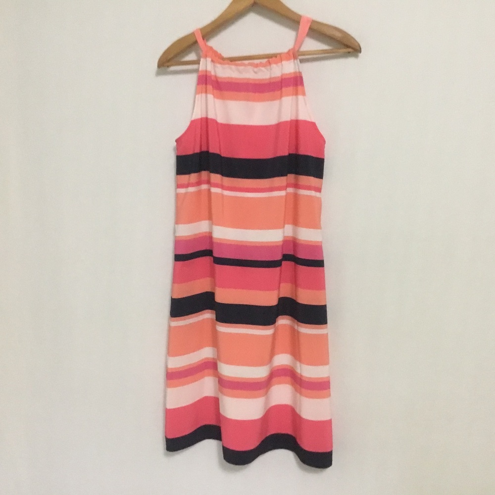 Crown & Ivy Striped Sleeveless Dress Women’s Size Medium